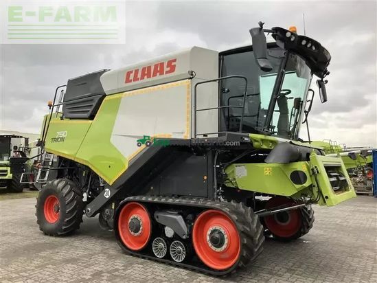 Cosechadora de Cereal - Claas - trion 750 terra trac