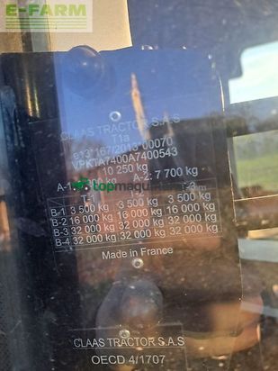 Tractor agrícola - Claas - arion 510 cis hexashift HEXASHIFT CIS