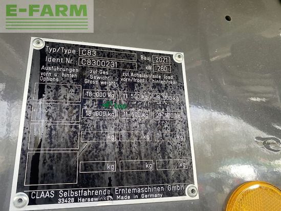 Cosechadora de Cereal - Claas - lexion 5400