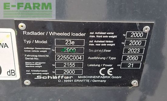 Minicargadora - Schaffer - 23 e