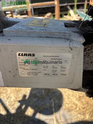 Henificador - Claas - volto 1100 t
