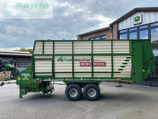 Cinta transportadora de forraje - Bergmann - ladewagen royal 28s