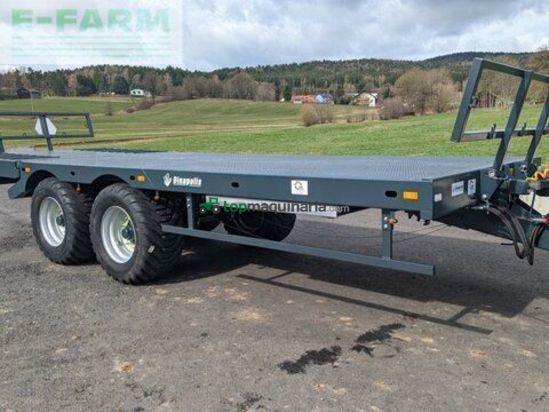 Remolqu agrícola -  - 7,5m ballenwagen hydraulisch absenkbare rampe dr