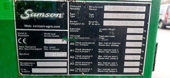 Cuba de purin - Samson - pg ii 20 e hpd genesis