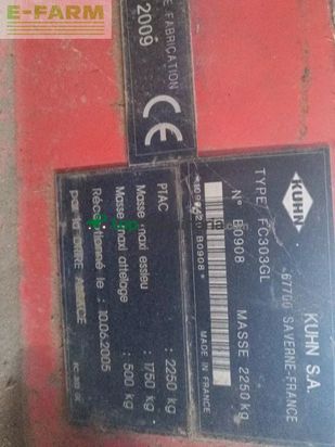 Cortacésped manual - Kuhn - fc 303 gl