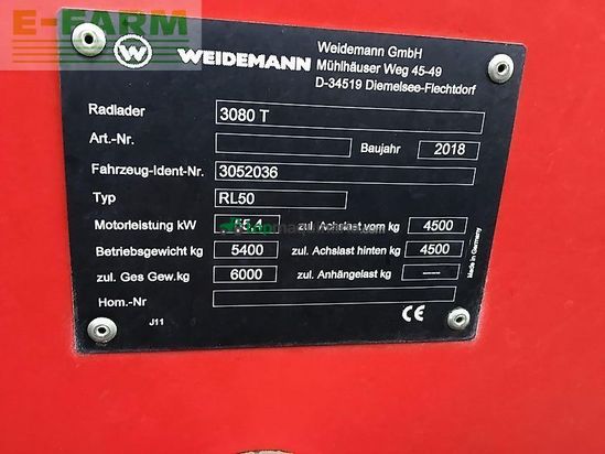 Telescopica -  - weidemann 3080 t