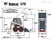 Minicargadora - Bobcat - s70 ( 1.270kg ) mit greiferschaufel