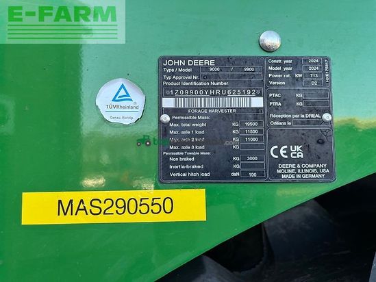 Cosechadora de Cereal - John Deere - 9900i prodrive 40 km/h