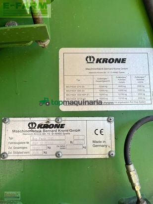 Empacadora gigant - Krone - big pack 1290 hdp xc mit prechop