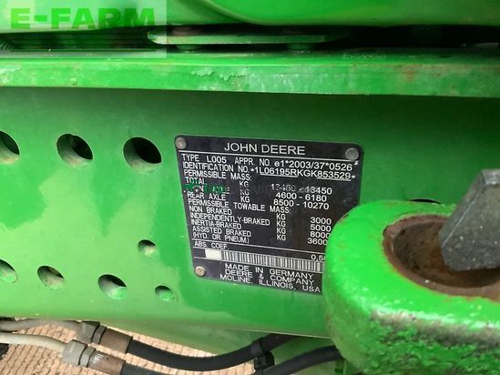 Tractor agrícola - John Deere - 6195r tractor (st25292)