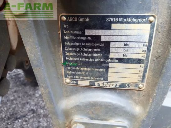 Tractor agrícola - Fendt - 828 profi +