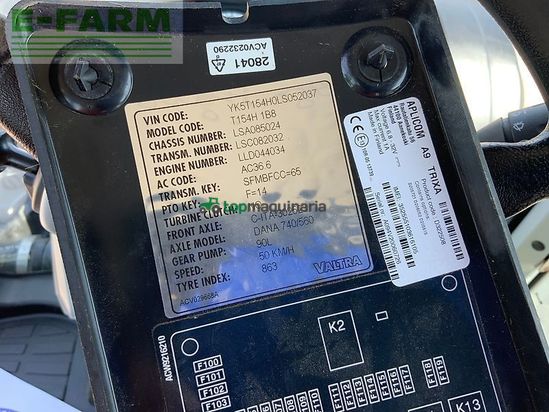 Tractor agrícola - Valtra - t154 hi tech tractor (st26619)