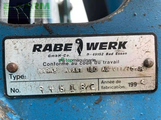 Arado - Rabe - charrue 7 corps rabe / rabewerk