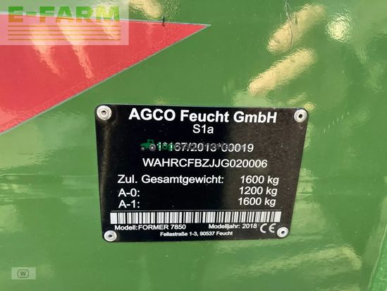 Rastrillo - Fendt - former 7850