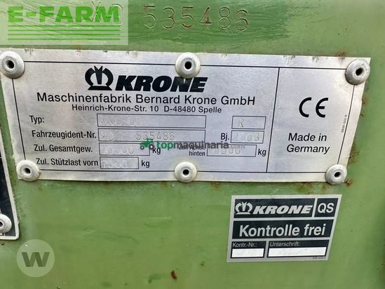 Remolqu agrícola - Krone - 4 xl / gd