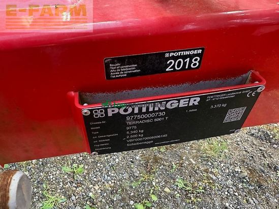 Grada de disco - Pöttinger - terradisc 5001t