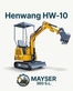 Miniexcavadora Hengwang HW-10