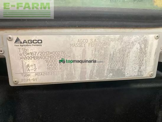 Tractor agrícola - Massey Ferguson - 8s 265 d 7 exclusive Exclusive