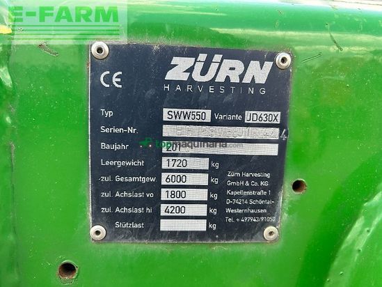 Cosechadora de Cereal - John Deere - s780 mit 630x schneidwerk