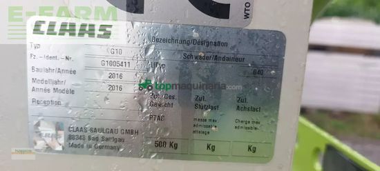 Rastrillo - Claas - liner 370