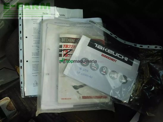 Excavadora - Takeuchi - tb 225 mit powertilt + 3 löffel ( 2.400 kg )