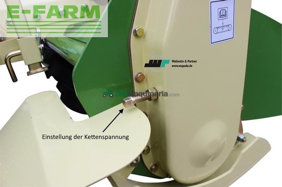 Grada rotativa -  - bodenfräse 1,35 m rs135 stark fräse mit seitenve