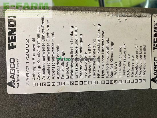 Tractor agrícola - Fendt - 720 scr profi plus