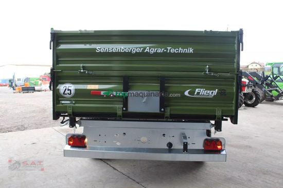 Volquet - Fliegl - einachs-dreiseitenkipper edk 70 fox