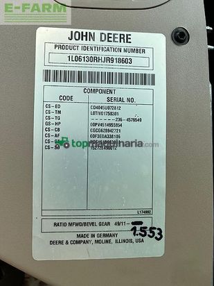 Tractor agrícola - John Deere - 6130r