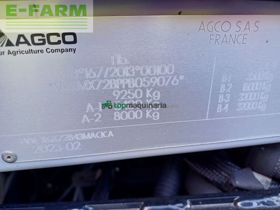 Tractor agrícola - Massey Ferguson - mf 7s.180