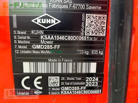 Cortacésped manual - Kuhn - gmd 280 ff