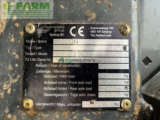 Empacadora gigant - Vicon - rv 2190