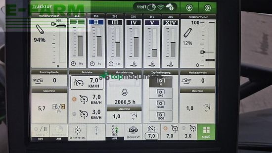 Tractor agrícola - John Deere - 6250r - steckachse, command pro, rtk