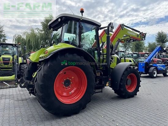 Tractor agrícola - Claas - arion 640 cis + quicke q65 CIS