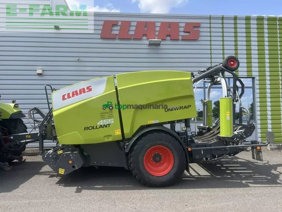 Empacadora gigant - Claas - rollant 455 rc uniwrap