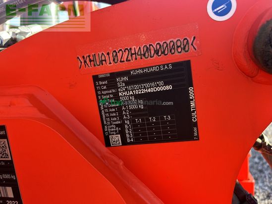Cultivador - Kuhn - cultimer l 5000