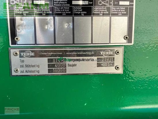 Cinta transportadora de forraje - Tebbe - st 450 tandem silotrailer