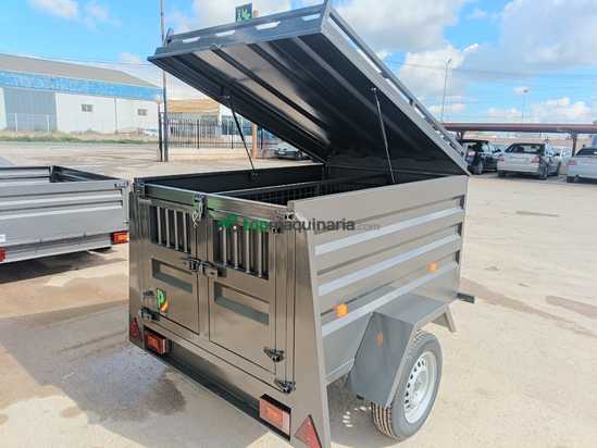 Remolque para perros de 2 compartimentos 1700x1200x800