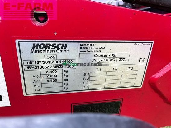 Cultivador - Horsch - cruiser 7 xl