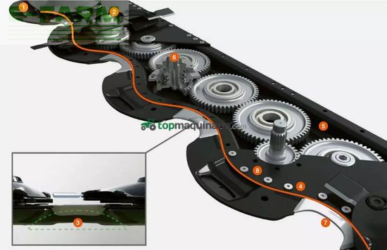 Cortacésped manual - Claas - disco 3150 f, frontmähwerk