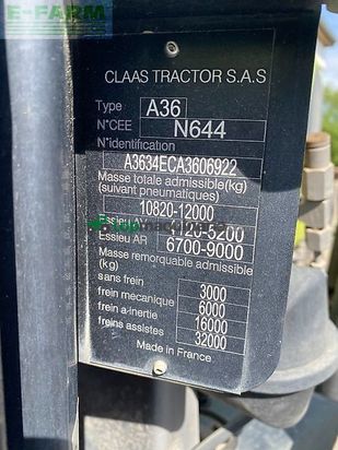 Tractor agrícola - Claas - arion 650 cis CIS