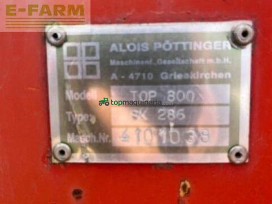 Henificador - Pöttinger - gebr. schwader pöttinger top 8