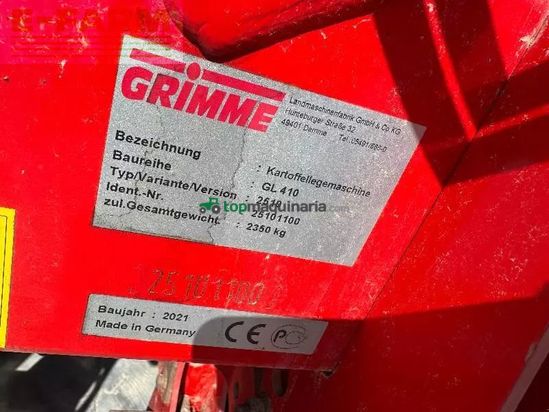 Cosechadora - arrancadora de patata - Grimme - gl410