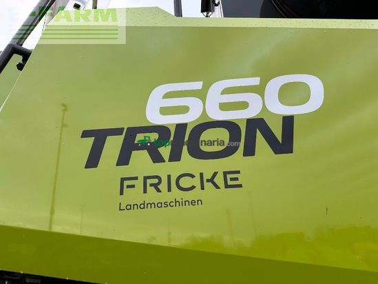 Cosechadora de Cereal - Claas - trion 660 mit vario 770