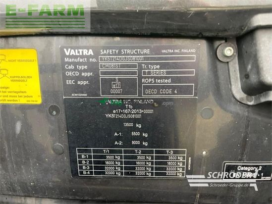 Tractor agrícola - Valtra - t 214 d smarttouch + rtk