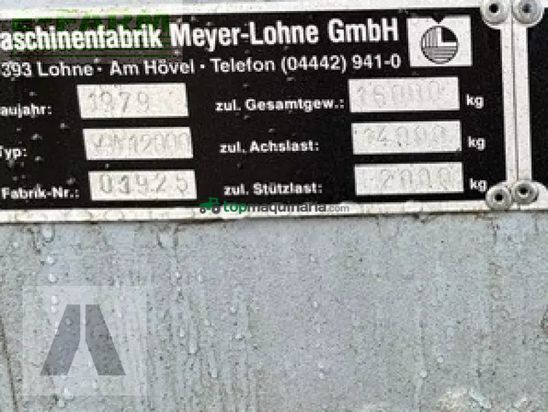 Equipamiento / accesorio - Meyer-Lohne - 12000