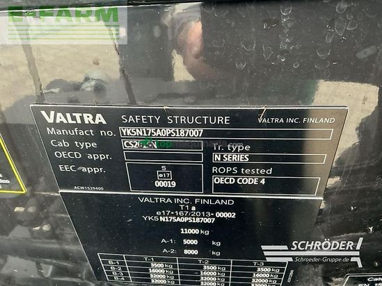 Tractor agrícola - Valtra - n 175 a