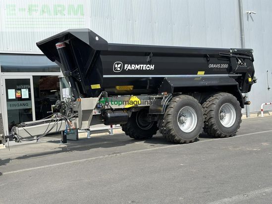 Volquet - Farmtech - gravis 2000 hardox black edition