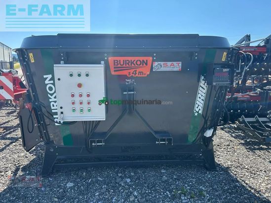 Remolqu esparcidor -  - futtermischer-4,0m³-elektromotor-vorführmaschine