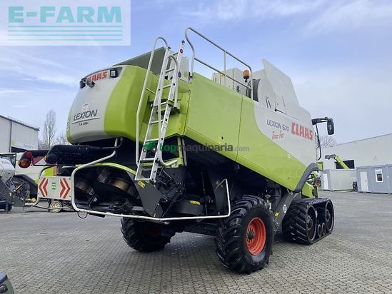 Cosechadora de Cereal - Claas - lexion 570 tt mit v900+tw